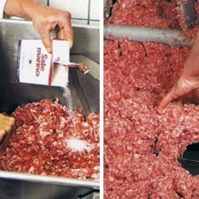 Mixer de carne și mașină de umplut cârnați  - Frigosztufi
