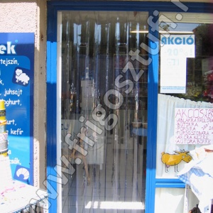 Perdea PVC pentru intrari in magazin - Frigosztufi