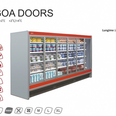 Vitrina frigorifica verticala cu usi vitrate GOA DOORS