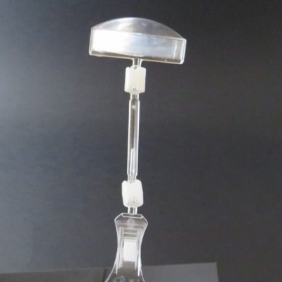 Suport eticheta cu clema si tija  prelungitor - Frigosztufi