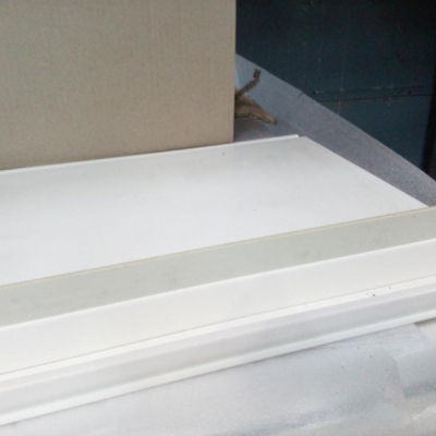 Opritor marfa plexi  S.H pentru  rafturi metalice   - Frigosztufi