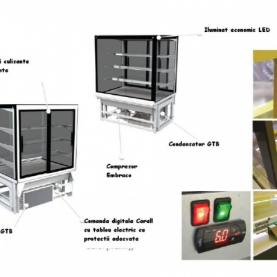 Vitrina frigorifica cofetarii VDL-A - Frigosztufi