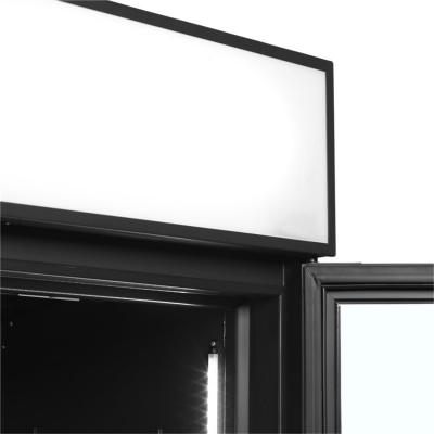 Vitrina frigorifica FSC1200H Black - Frigosztufi