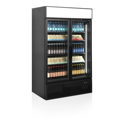Vitrina frigorifica FSC1200H Black - Frigosztufi
