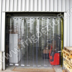 Perdea PVC pentru porti industriale - Frigosztufi